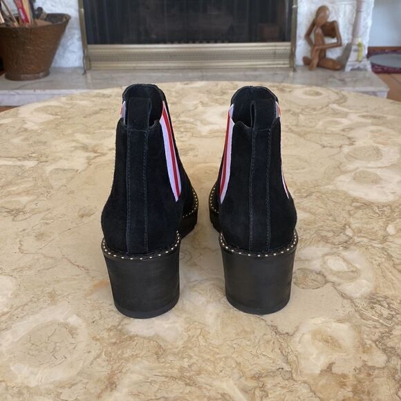 NWOT Cecelia Gemma Leather Wedge Booties Size 8 - Picture 6 of 13